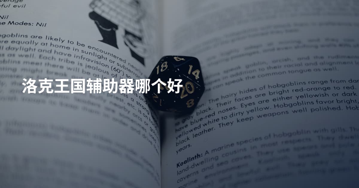洛克王国辅助器哪个好