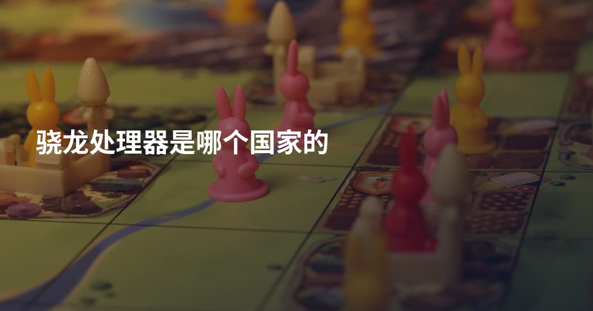 骁龙处理器是哪个国家的