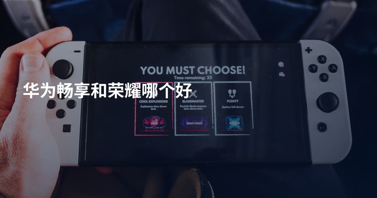 华为畅享和荣耀哪个好
