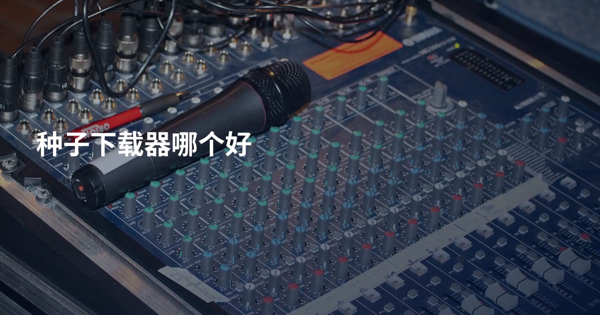 种子下载器哪个好