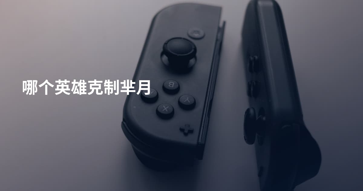 哪个英雄克制芈月