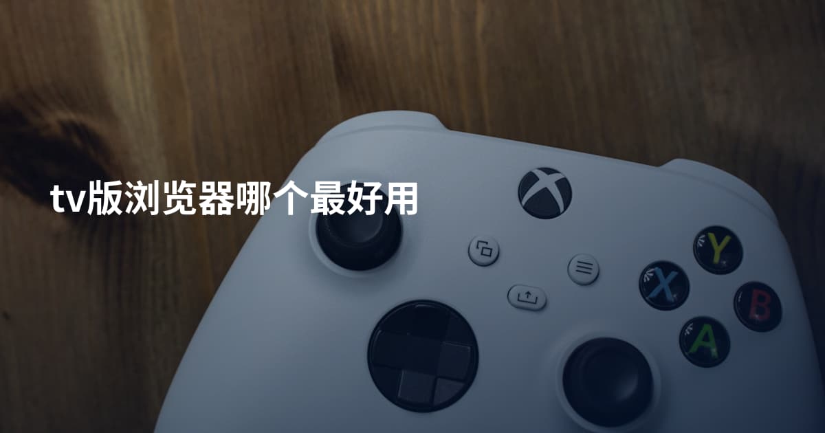 tv版浏览器哪个最好用