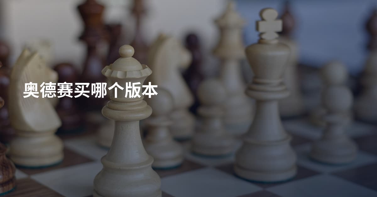 奥德赛买哪个版本