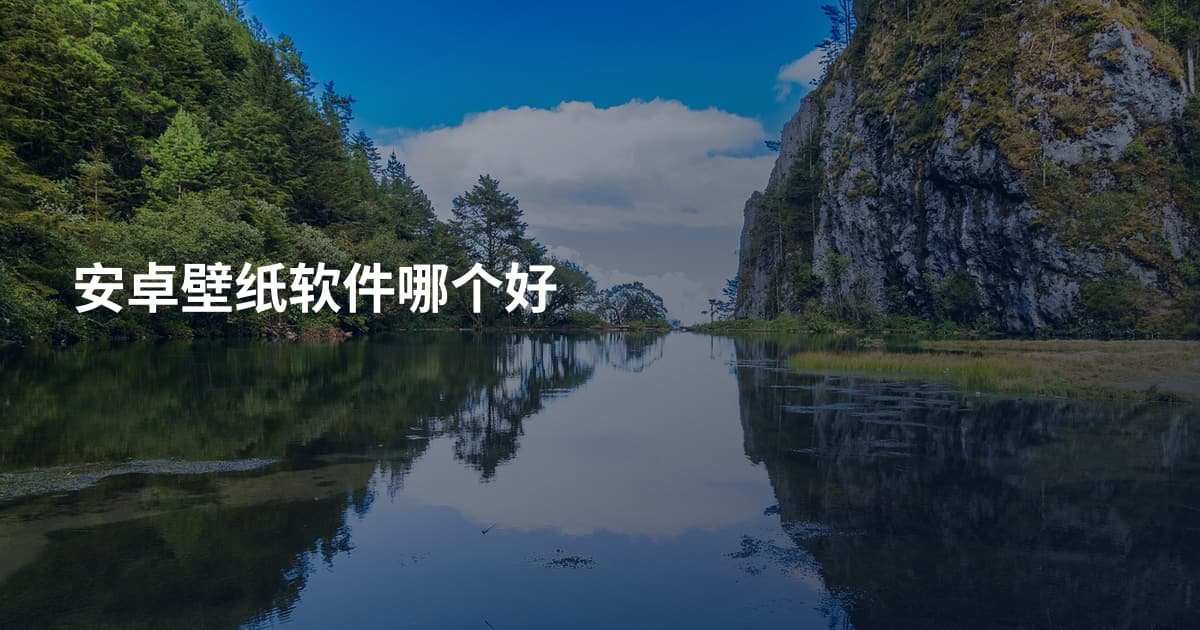 安卓壁纸软件哪个好