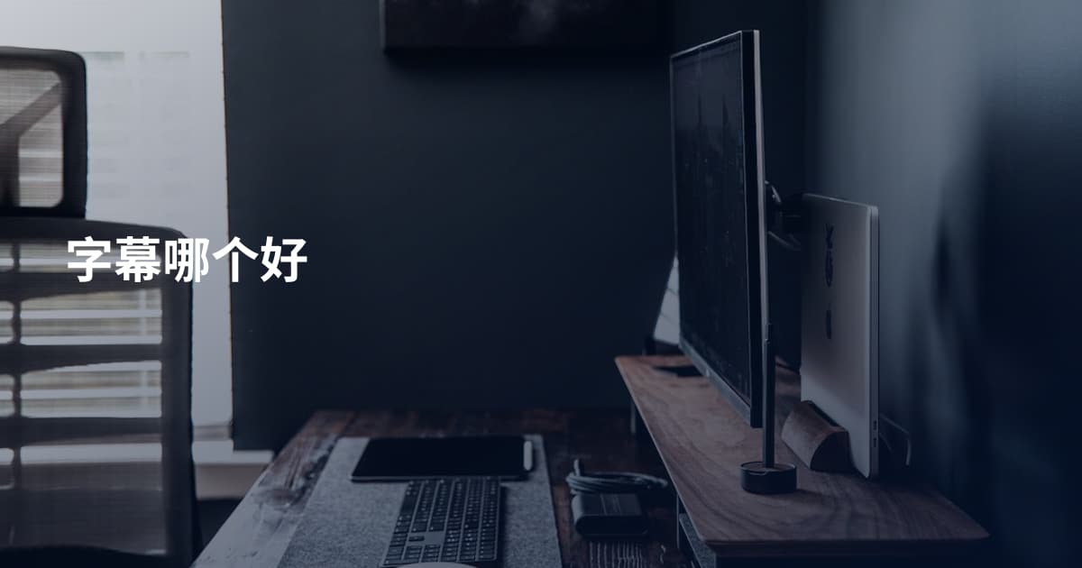 字幕哪个好