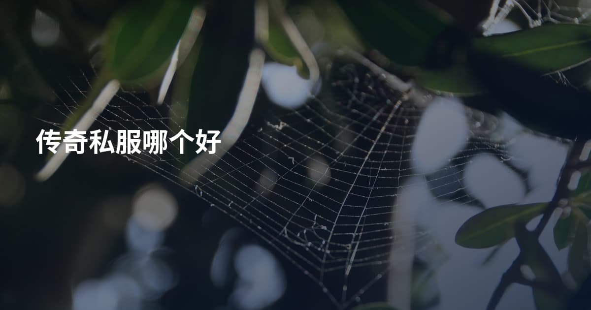传奇私服哪个好