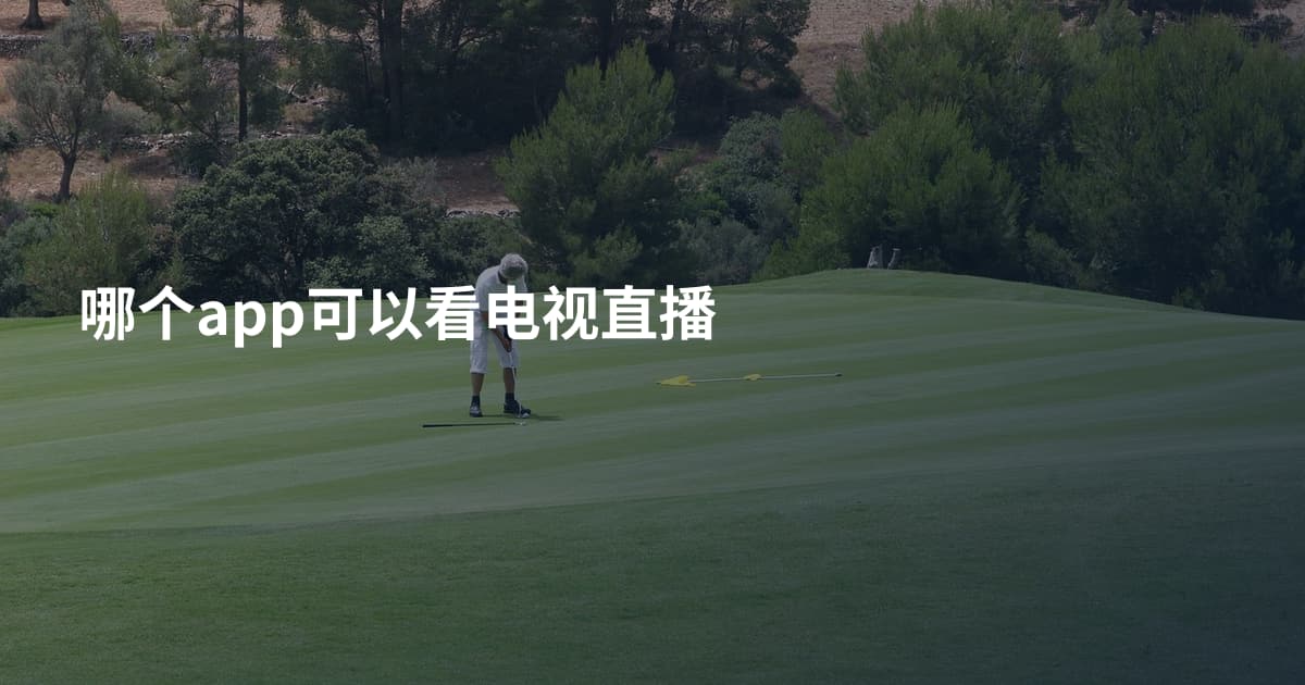 哪个app可以看电视直播