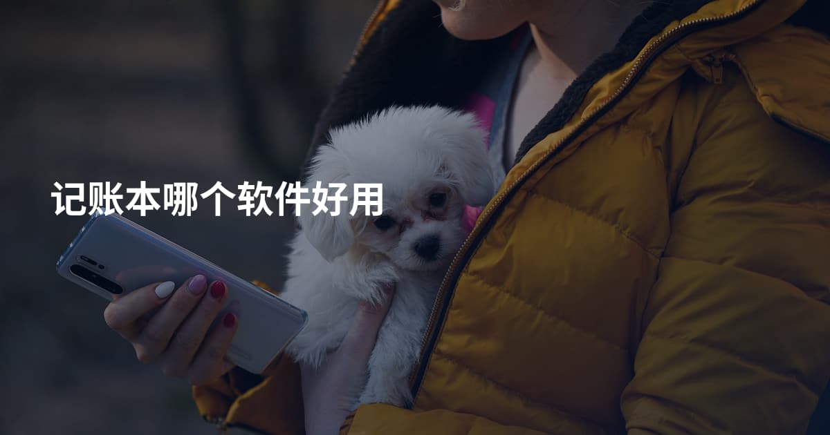 记账本哪个软件好用