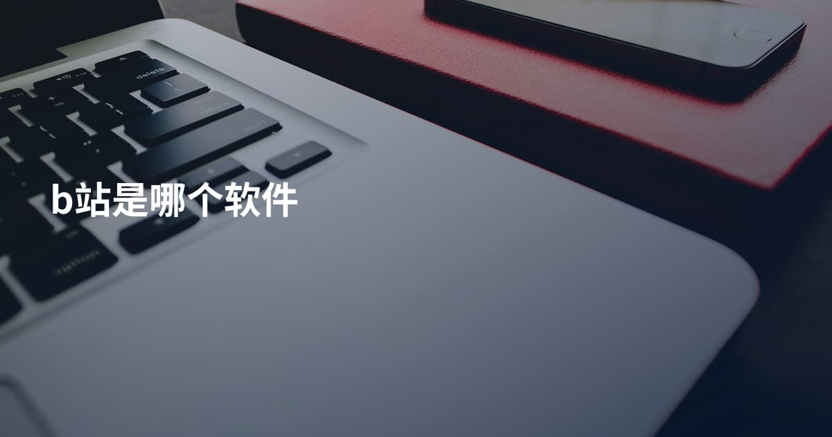 b站是哪个软件