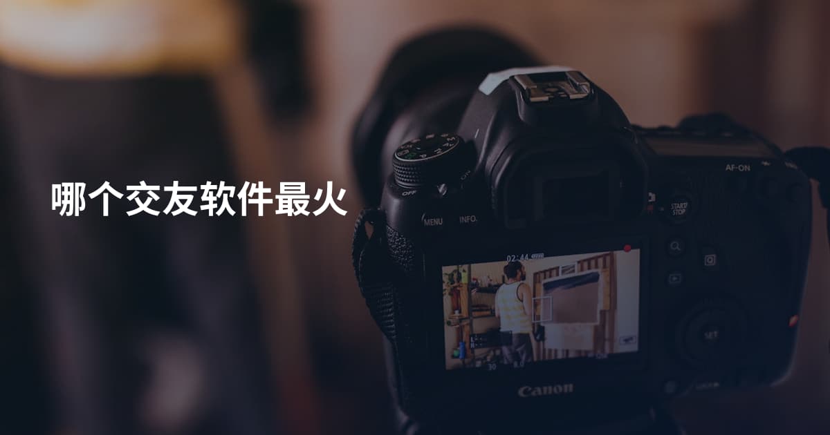 哪个交友软件最火