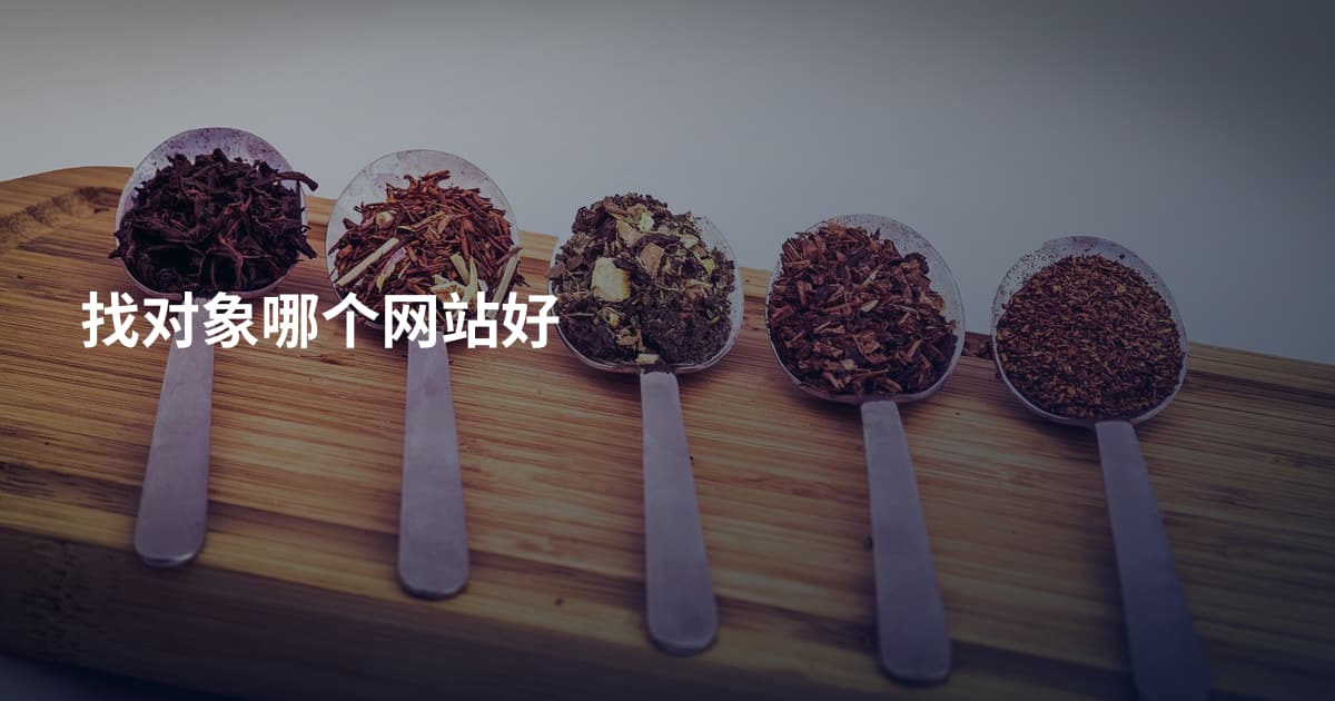 找对象哪个网站好