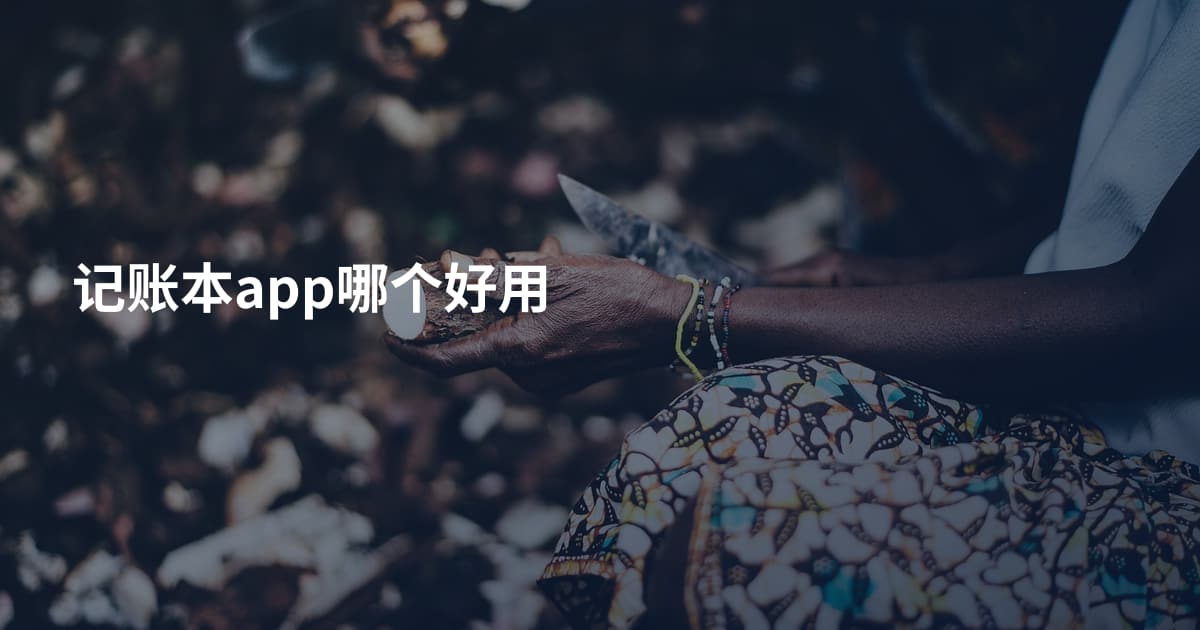 记账本app哪个好用