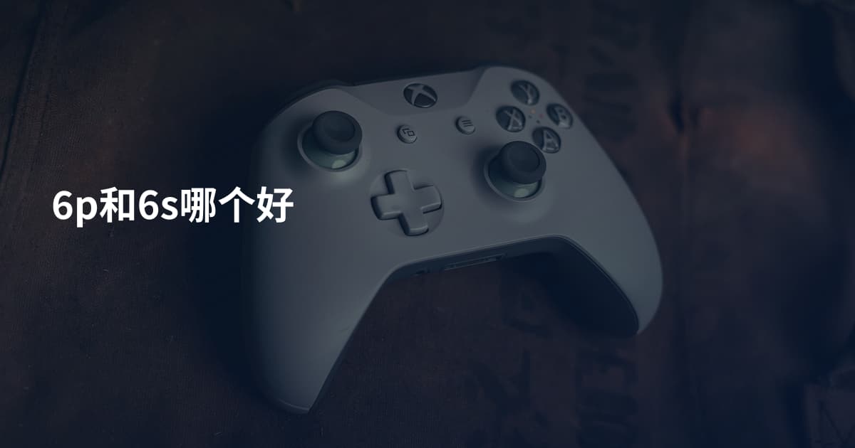 6p和6s哪个好