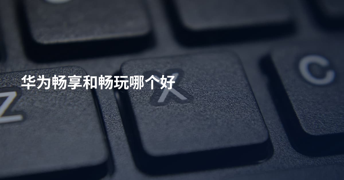 华为畅享和畅玩哪个好