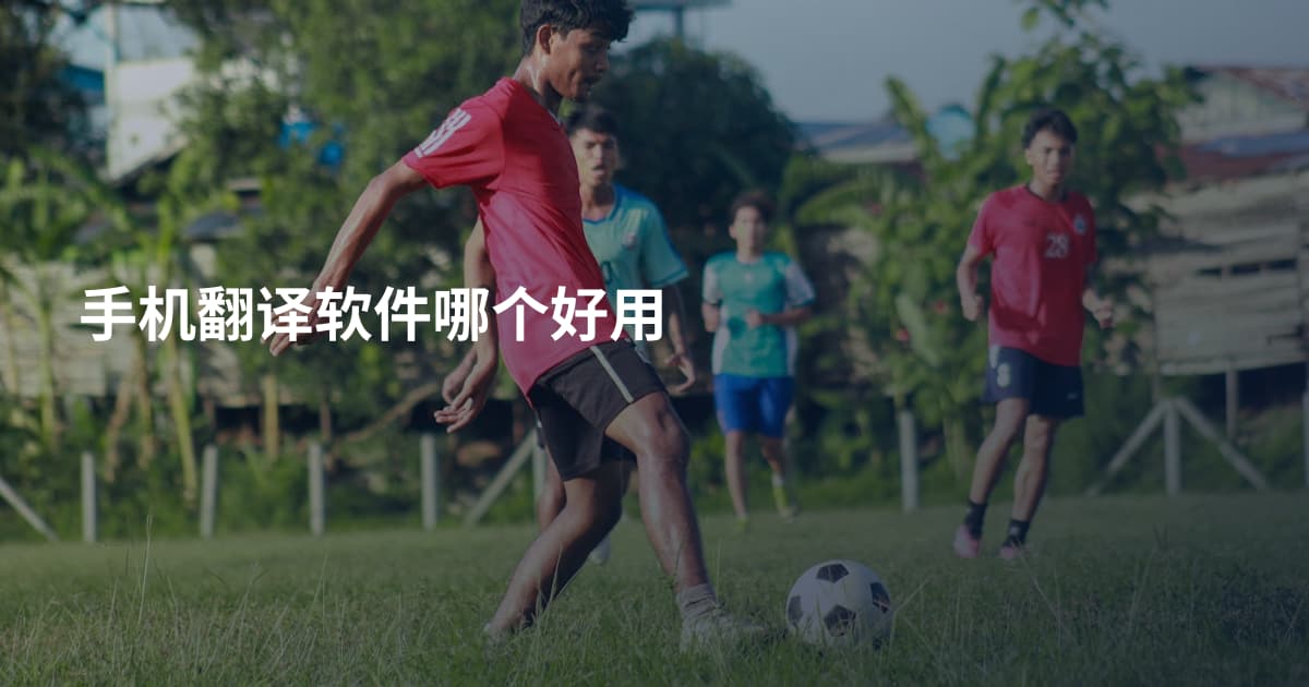 手机翻译软件哪个好用