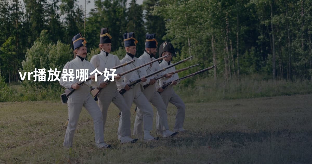 vr播放器哪个好