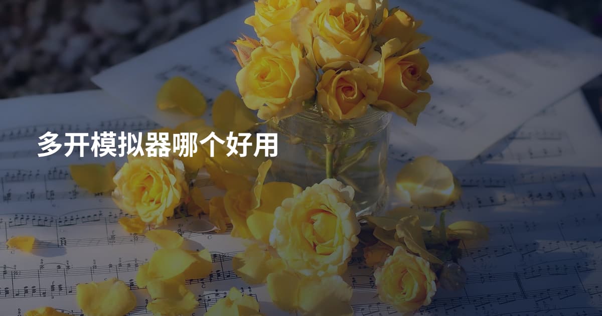 多开模拟器哪个好用