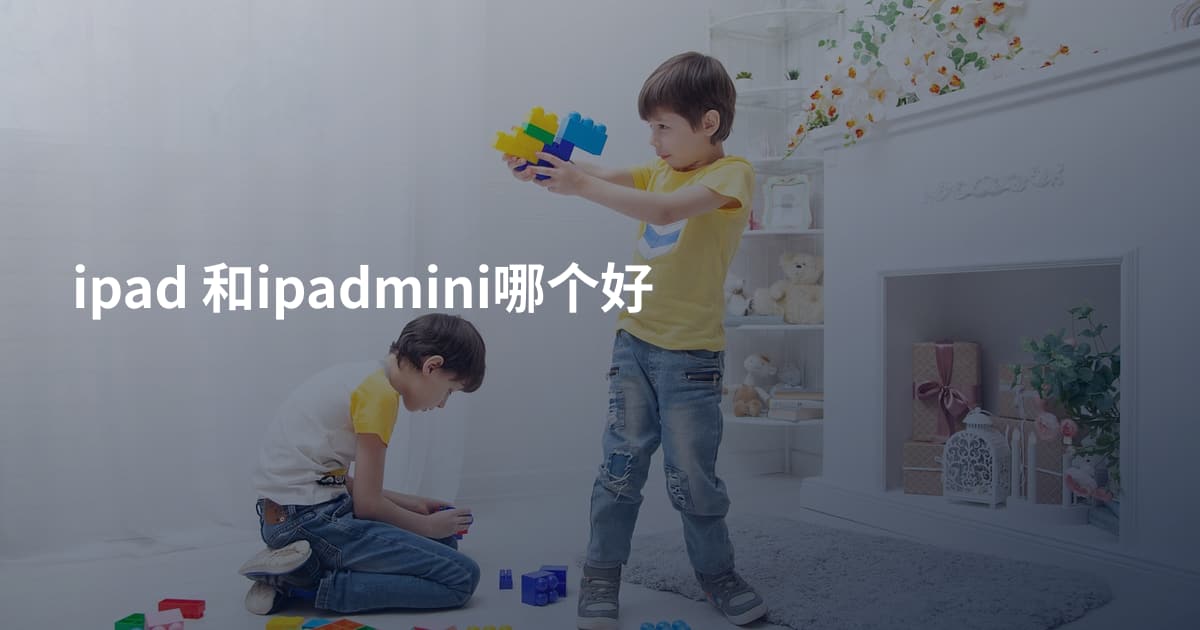 ipad 和ipadmini哪个好