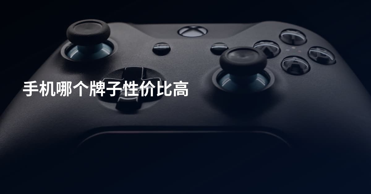 手机哪个牌子性价比高