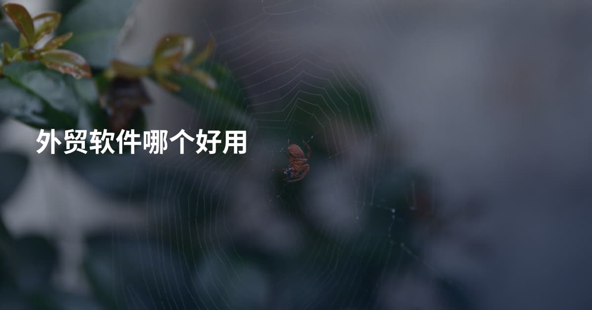 外贸软件哪个好用