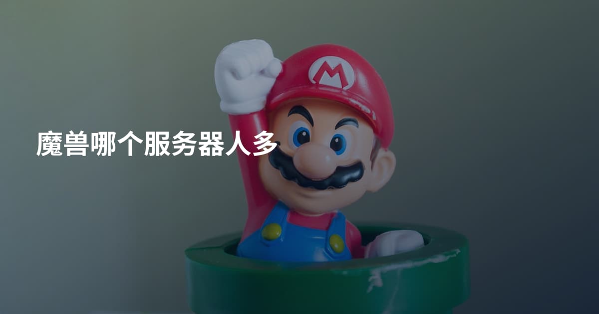 魔兽哪个服务器人多