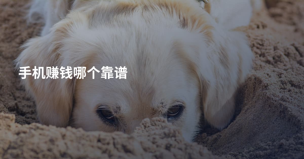 手机赚钱哪个靠谱
