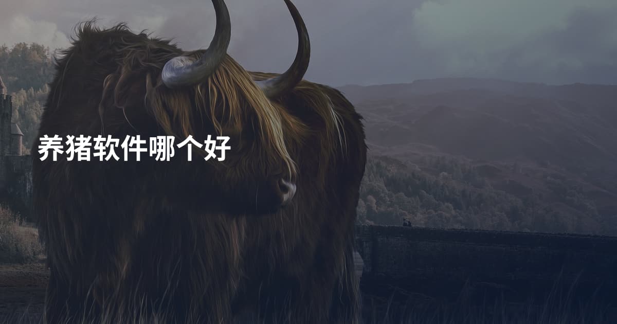 养猪软件哪个好