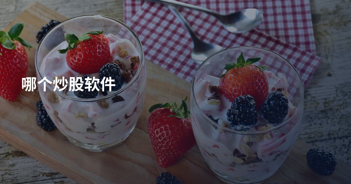 哪个炒股软件