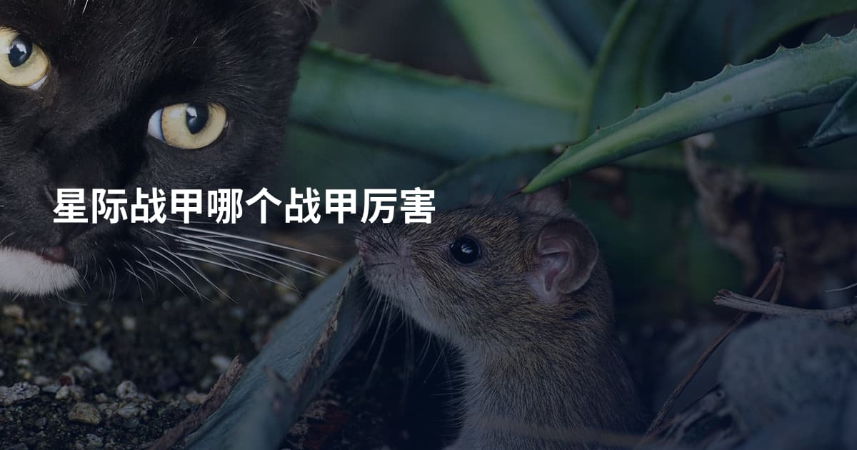 星际战甲哪个战甲厉害