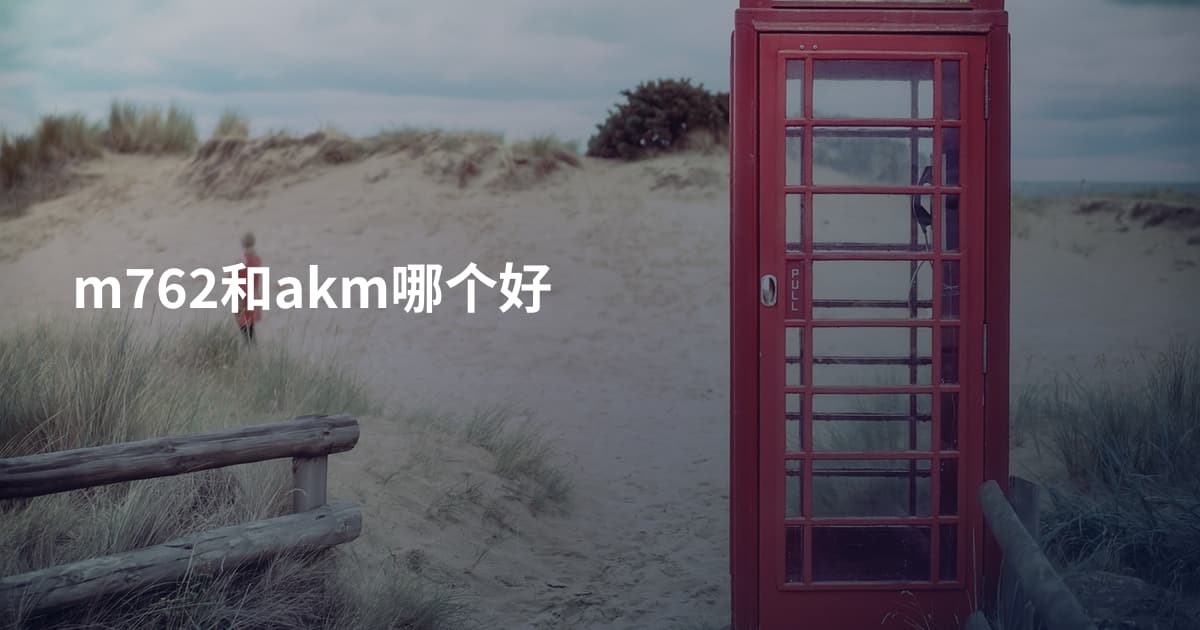 m762和akm哪个好