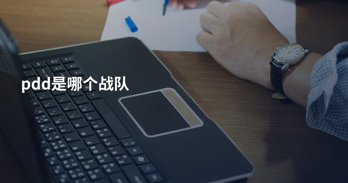 pdd是哪个战队