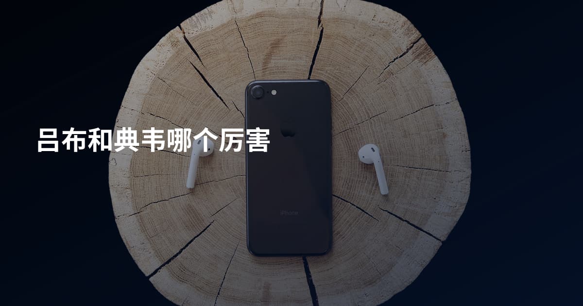 吕布和典韦哪个厉害