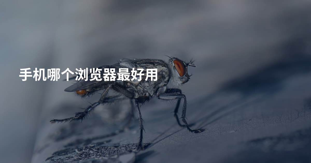 手机哪个浏览器最好用