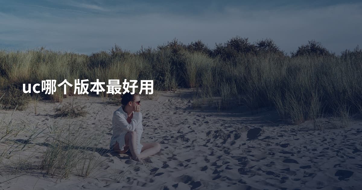 uc哪个版本最好用