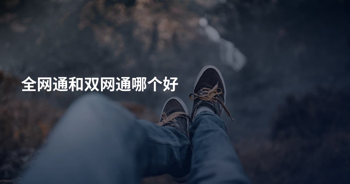 全网通和双网通哪个好