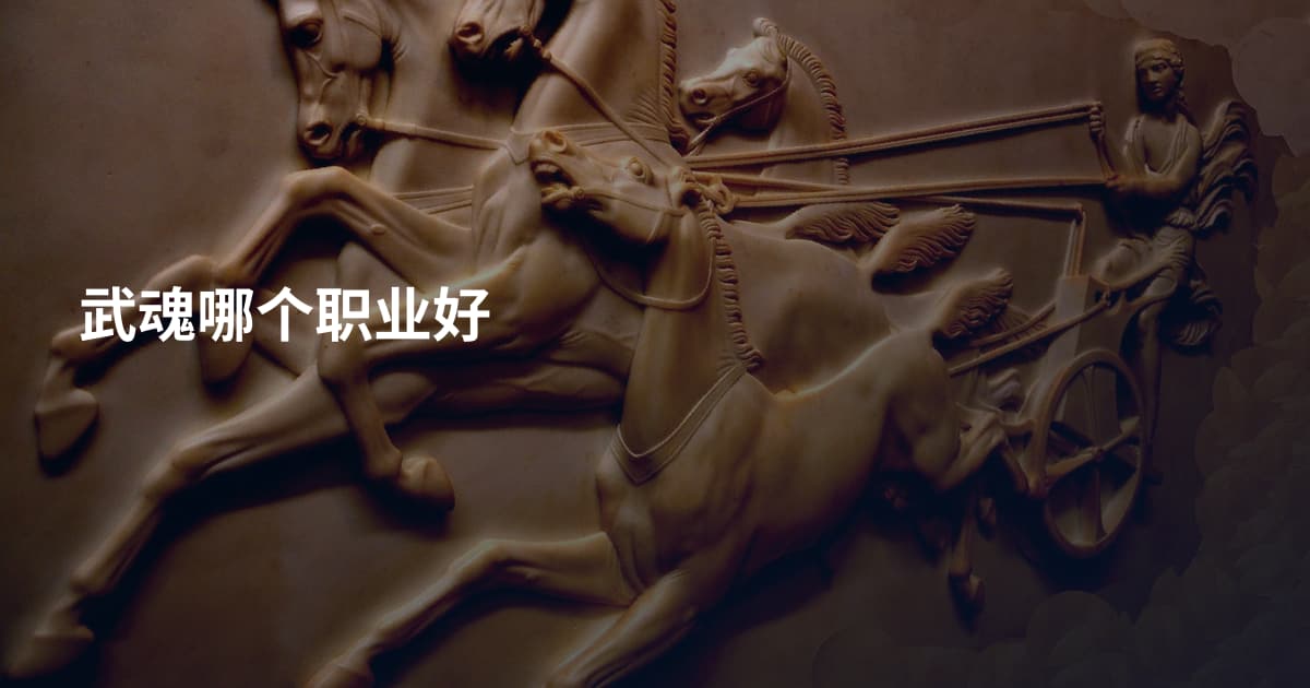 武魂哪个职业好