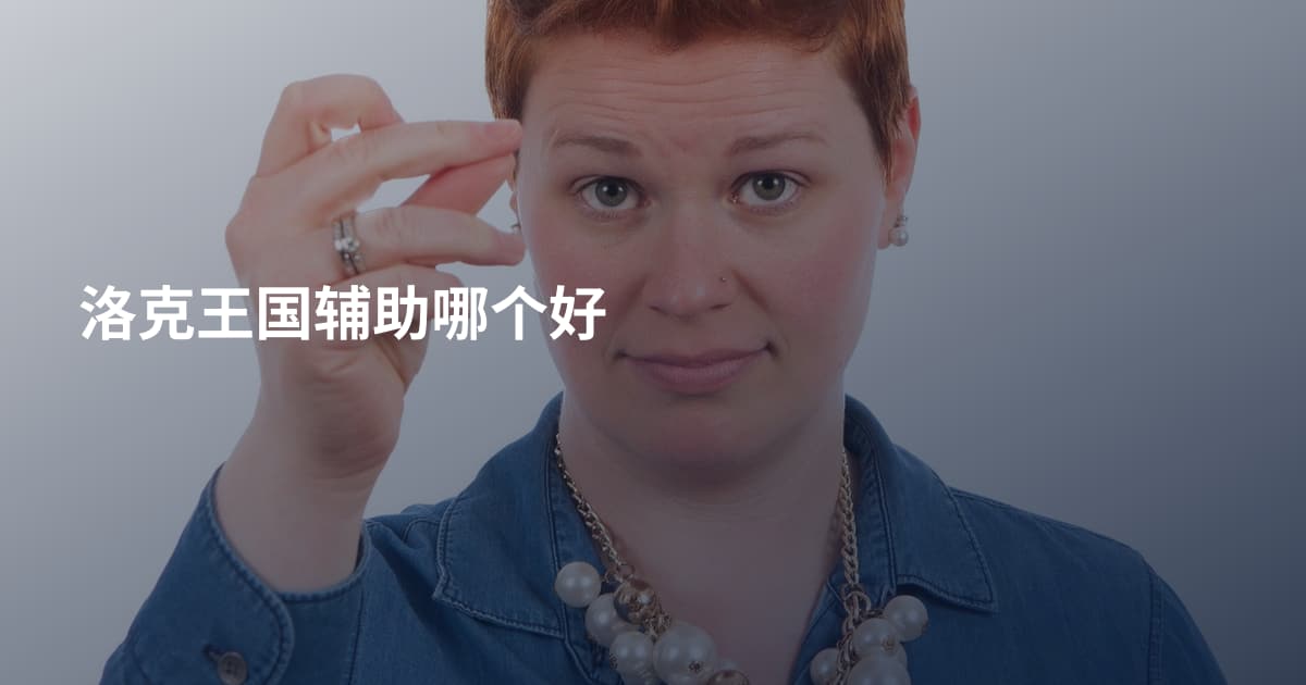 洛克王国辅助哪个好