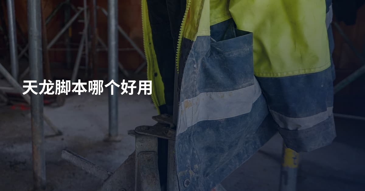 天龙脚本哪个好用