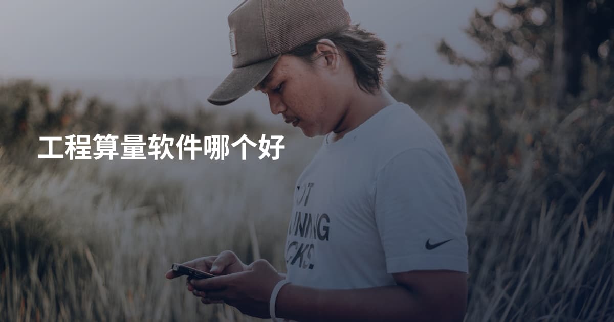 工程算量软件哪个好