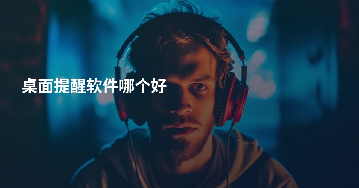 桌面提醒软件哪个好