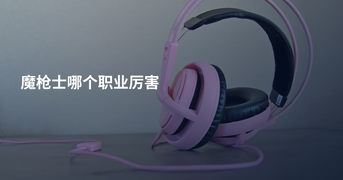 魔枪士哪个职业厉害