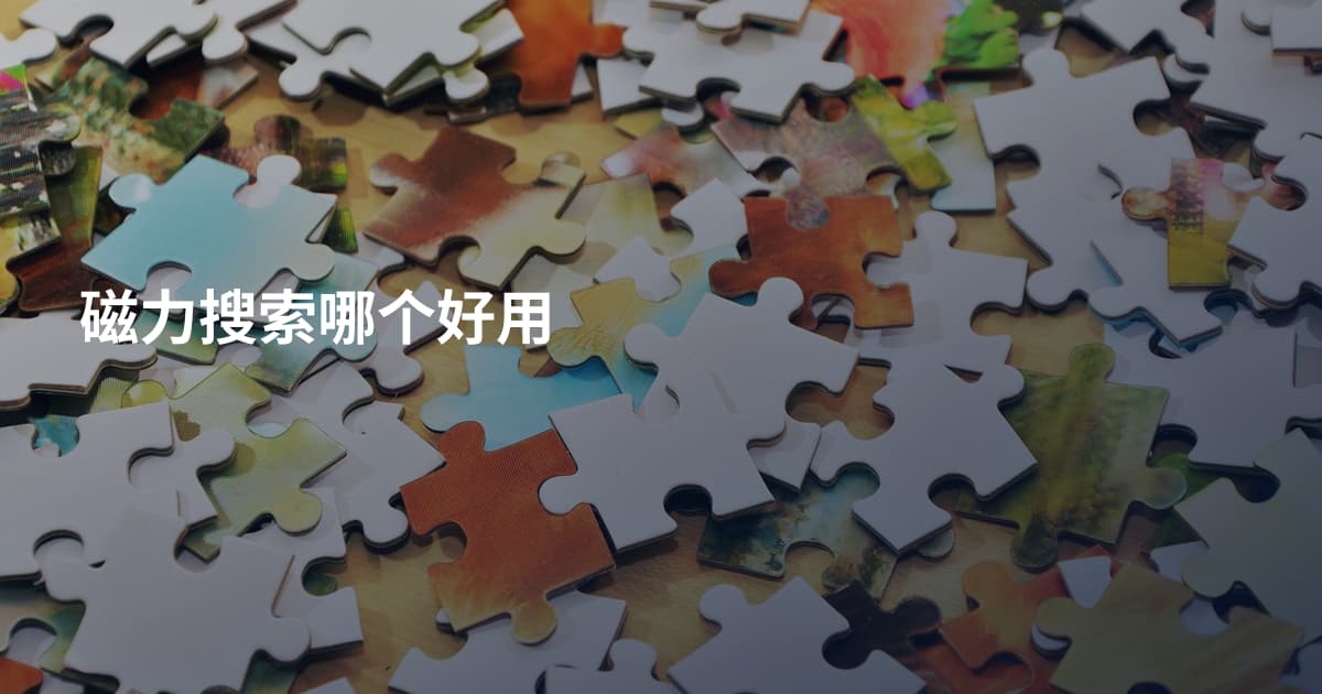 磁力搜索哪个好用