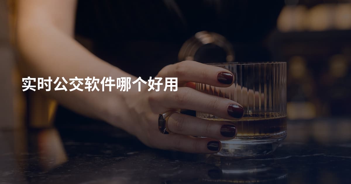 实时公交软件哪个好用
