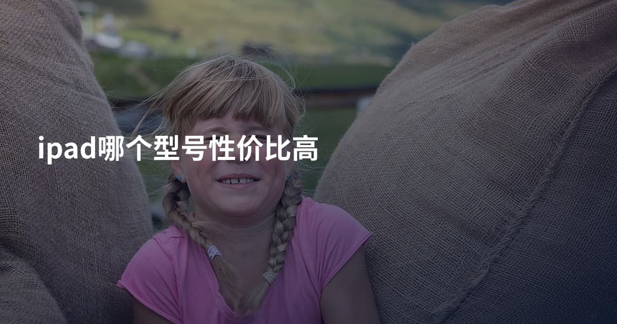 ipad哪个型号性价比高