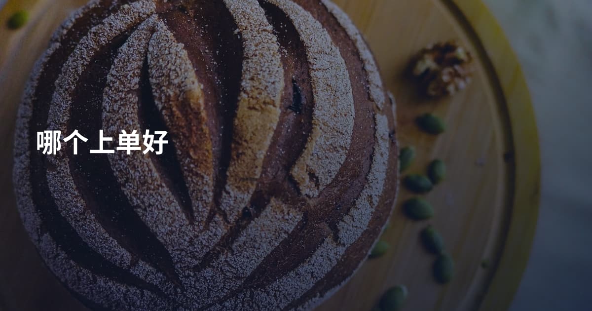 哪个上单好