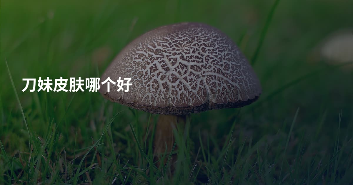 刀妹皮肤哪个好