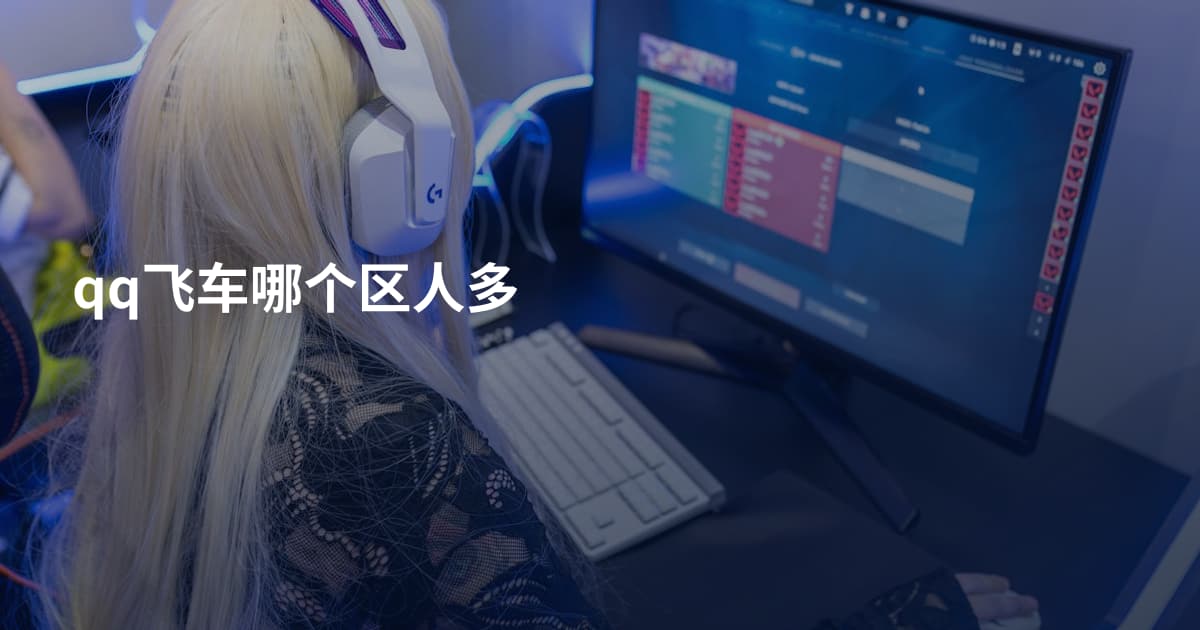 qq飞车哪个区人多