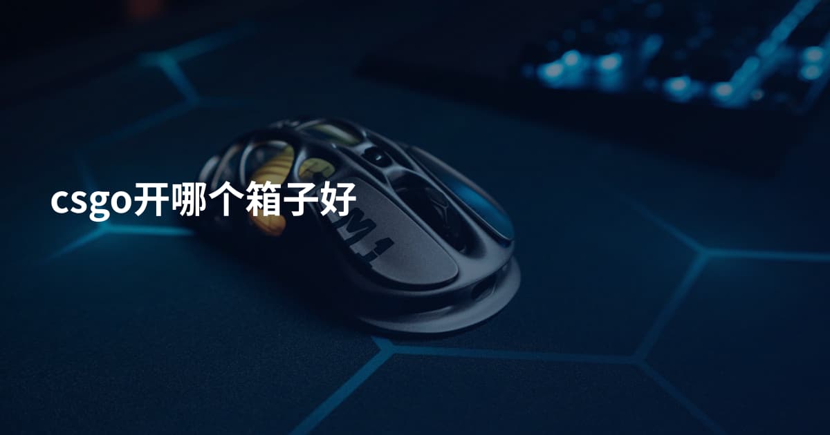 csgo开哪个箱子好
