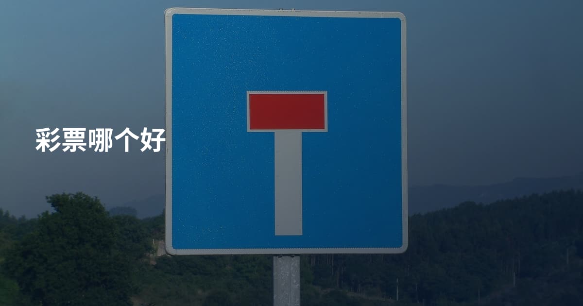 彩票哪个好
