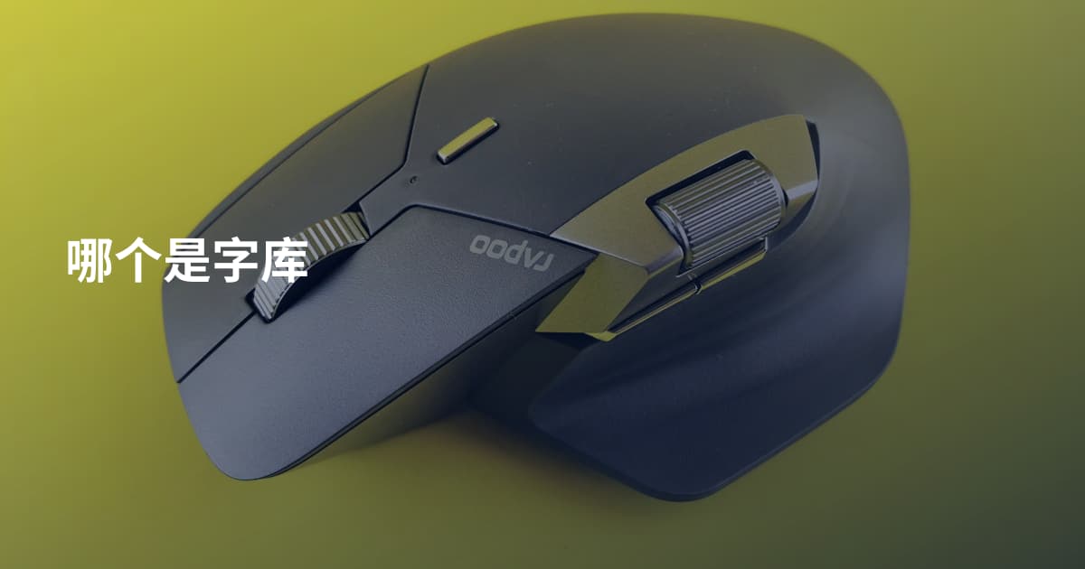 哪个是字库